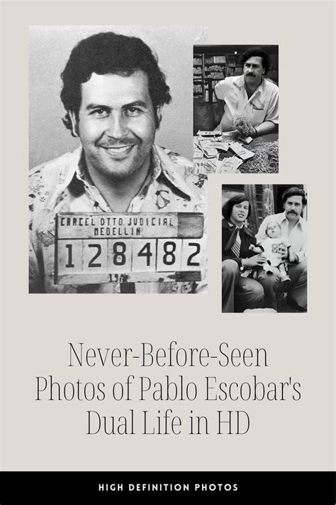 Never Before Seen Photos Of Pablo Escobar S Dual Life