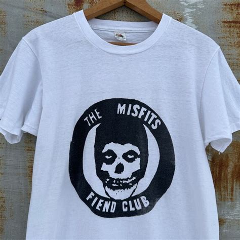 Vintage 1980s Misfits Fiend Club T Shirt Adult Sm Gem