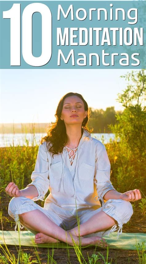 Yoga Morning Meditation Mantra Morning Meditation Meditation Mantras