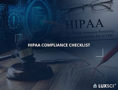 Hipaa Compliance Checklist Luxsci