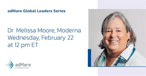 Admare Global Leaders Series Featuring Dr Melissa Moore Making