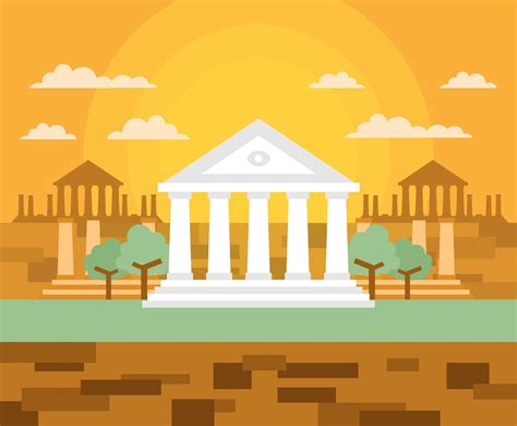 Cartoon Ancient Greece Building Download Free Vectors Clipart