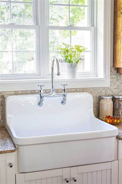 The standard height of the mirror above the vanity will vary depending on the shape and size of. How High Should A Window Be Above A Kitchen Sink? - Home ...