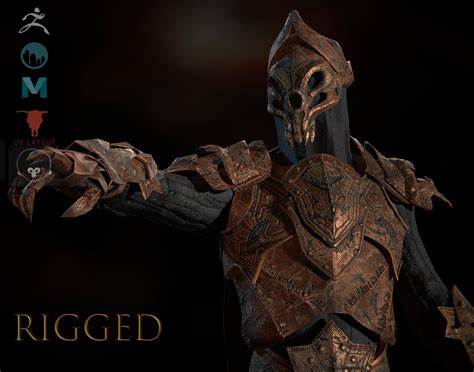3D asset Skeleton Knight-rigged | CGTrader