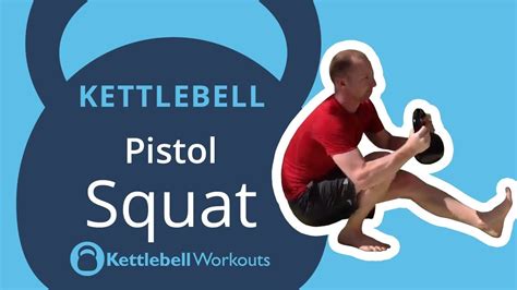 Kettlebell Pistol Squat Or Single Leg Squat Quick Demo Youtube