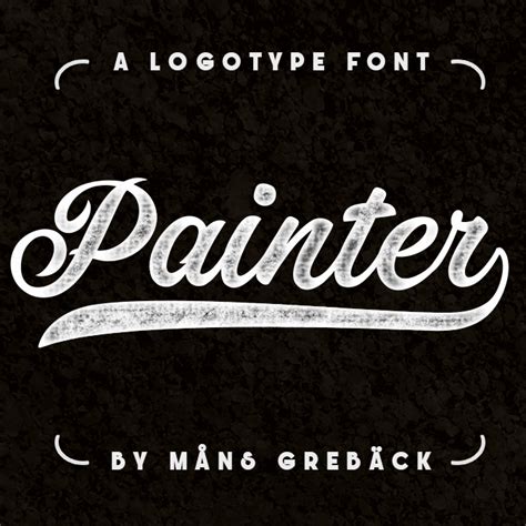 Painter Free Font Download Paint Fonts Mimic The Style Of Using Liquid