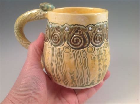 Keurig stainless steel drink mugs. Pottery mug/coffee mug/mug/pottery mug/ceramic mug/yellow ...