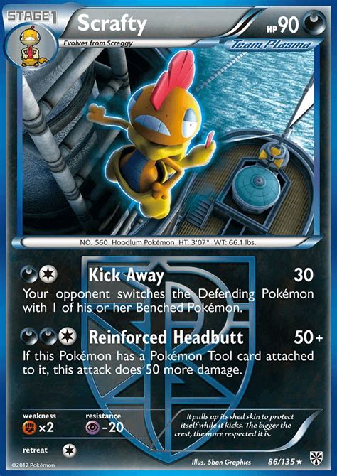 Scrafty · Plasma Storm Pls 86 ‹ Pkmncards Cool Pokemon Cards