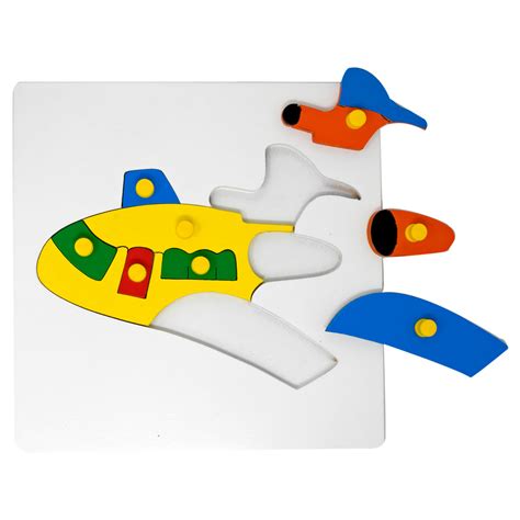 Airplane Puzzle Early Learning Wooden Toy Educational Toy
