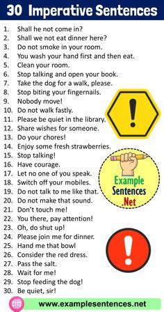 Imperative sentence is used in magazines as well as newspaper. 40 Simple Sentences Examples, 40 Example of Simple ...