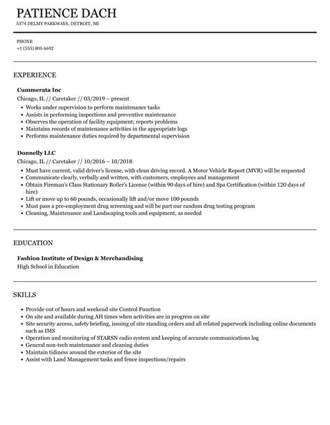 Camp Caretaker Jobs at Bruce Daniels blog