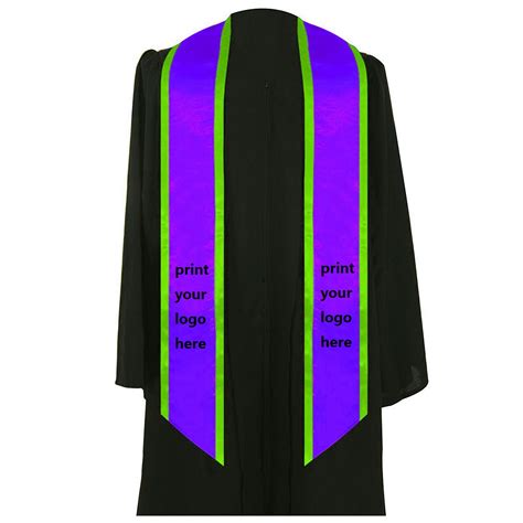 Wholesale Custom Purple University Graduation Stole Buy Graduation