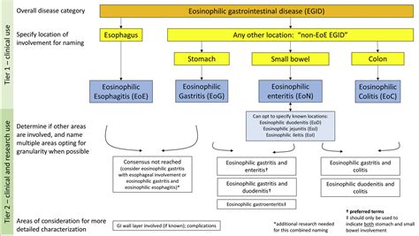 Updated Nomenclature For Eosinophilic Gastrointestinal Diseases
