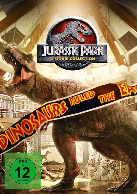 Jurassic Park 4 Movie Collection 4 Dvds Amazonde Sam Neill Laura Dern Jeff Goldblum