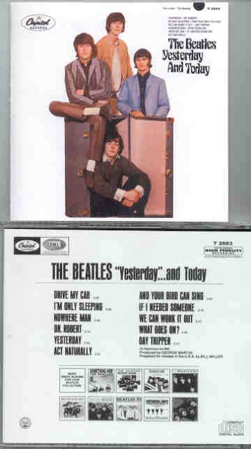 The Beatles Yesterday And Today Trunk Cover Capitol Mono