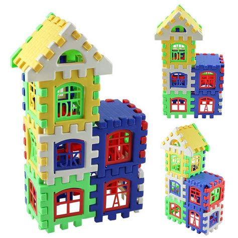 24pcs Baby Kid Children House Building Blocks Construction Toy Amazon