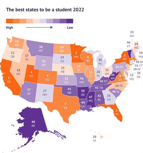 15 Best States In Usa To Go To College All You Need To Know 2024 Update
