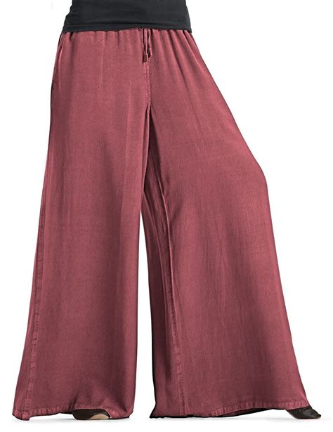 Holyclothing Lauren Easy Care Boho Wide Leg Drawstring Long Palazzo Pants You Can Get More