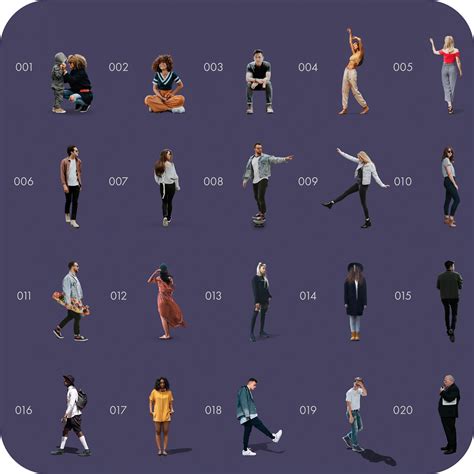 FREE & Premium Cut Out People Collection on Behance