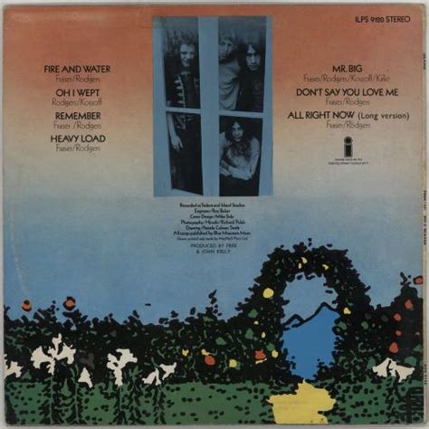 Fire and water is the third studio album by the english rock group free. Free Fire And Water - 1st - EX UK vinyl LP album (LP ...