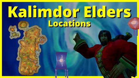 Lunar Festival Kalimdor Elders Locations Shadowlands Elders Of