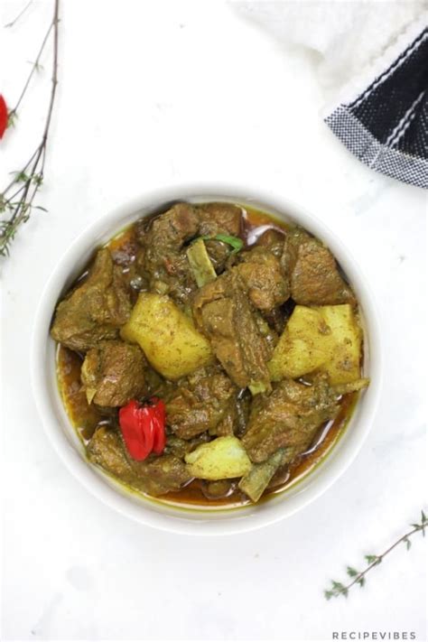 jamaican curry goat recipe caribbean goat curry recipe vibes