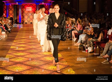 St Georges Hall Liverpool Uk Barrus Fashion Show With Audience