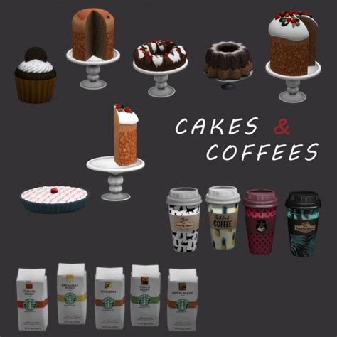 Cakes And Coffees P At Leo Sims Sims 4 Updates