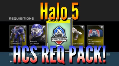 Hcs Req Pack In Halo 5 Youtube