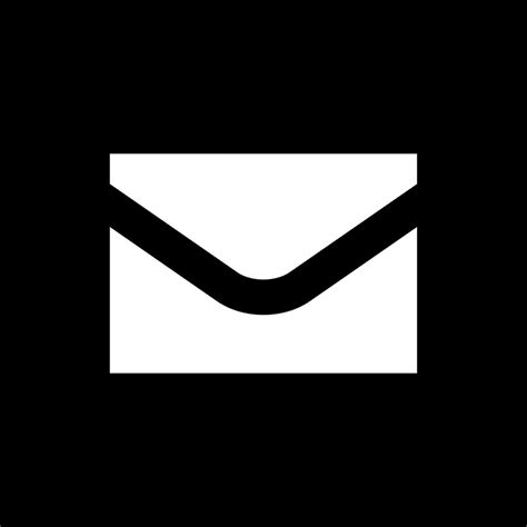 White Email Icon Svg
