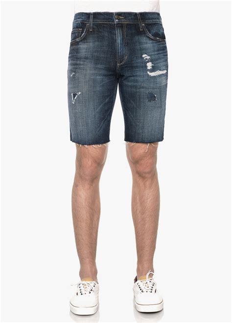 Lyst Joes Jeans Cut Off Shorts In Blue For Men