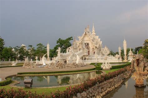 Wat Rong Khun Chiang Rai Province Northern Thailand Stock Photo