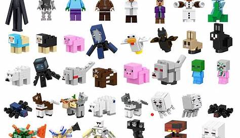 54pcs Minecraft set Minifigures Lego Minecraft micro world Compatible