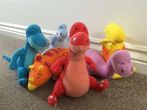 Harry And His Bucket Full Of Dinosaurs Plush Toys Full Set Very Rare