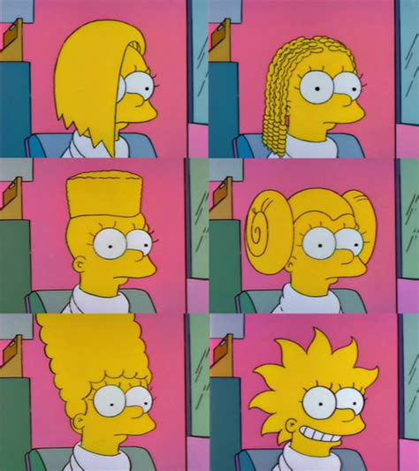 Simpsons Marge Dyes Her Hair Blue Homer Has A Comb Over Why Dont