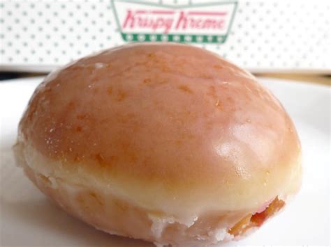 Krispy Kreme Glazed Raspberry Filled Doughnut Nutrition Facts Eat