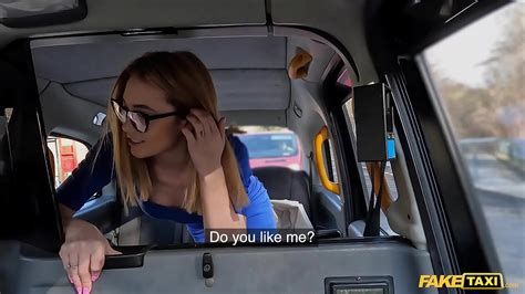 Fake Taxi Teen Wearing Thick Rimmed Glasses Fucks A Taxi Driver Who Has