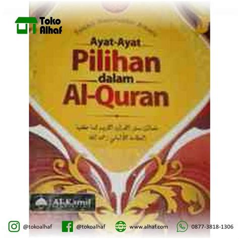 Jual Buku Ayat Ayat Pilihan Dalam Al Quran Al Kamil As Salam Publishing