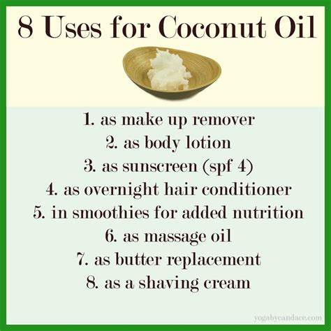 Different Uses For Coconut Oil Musely
