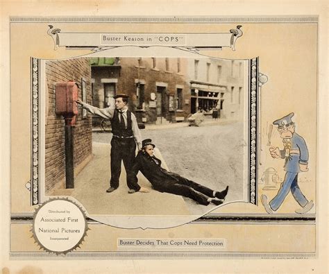 Lobby Card For Buster Keatons Cops 1922 Flashbak Shop