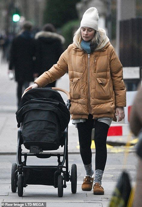 Aidan Turners Wife Caitlin Fitzgerald Steps Out With A Pram Daily