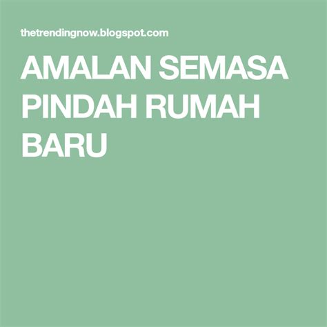 Kita patut bersyukur menempati rumah baru karena itu adalah nikmat allah yang patut disyukuri. AMALAN SEMASA PINDAH RUMAH BARU | Countries around the world