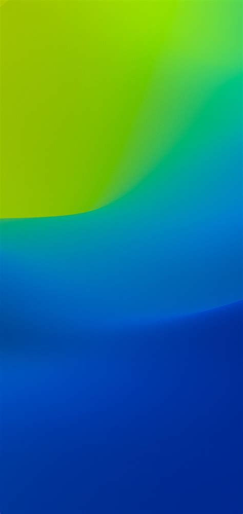 Ios 12 Iphone X Blue Green Clean Simple Abstract