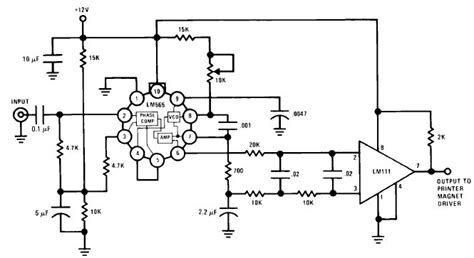 Lm565 Bassed Fsk Demodulator Circuit With Explanation Electronic