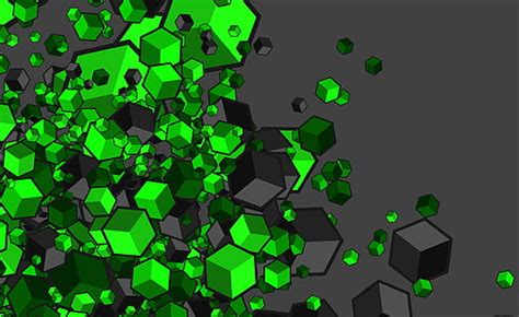 Hd Wallpaper Green Cubes Green Cubes Wallpaper Aero Black Green