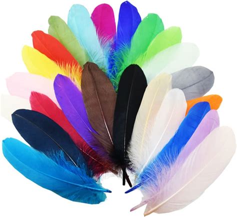 108pcs Large Colorful Feathers For Diy Arts Craft Wedding