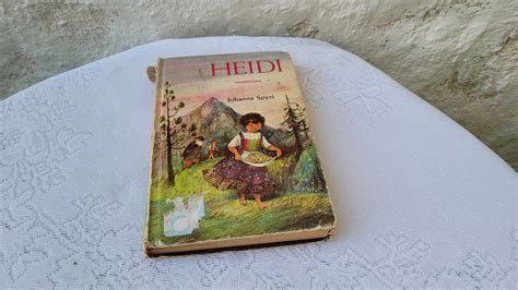 Heidi By Johanna Spyri Unabridged Vintage Hardback Book Illustrated By June Goldsborough