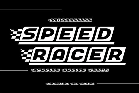 Speed Racer Font Fonts Hut