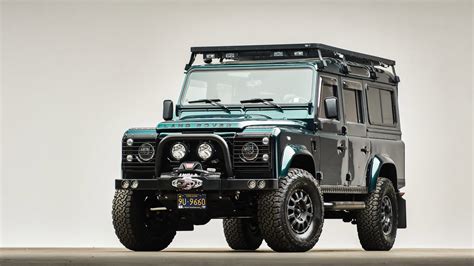 Download Car Old Car Off Road Land Rover Defender 110 Vehicle Land