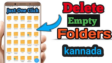 Delete Unwanted Folders On Your Android Phone Kannada Youtube